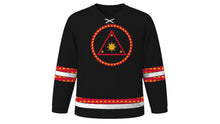 Load image into Gallery viewer, Bonifacio Day Original Hockey Jersey in Black, front view – custom name and number
