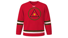 Load image into Gallery viewer, Bonifacio Day Original Hockey Jersey in Red, front view – custom name and number
