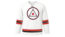 Load image into Gallery viewer, Bonifacio Day Original Hockey Jersey in White, front view – custom name and number