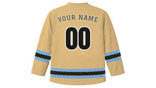 Load image into Gallery viewer, Botswana Day Original Hockey Jersey in Kalahari Sand, back view with your name and number