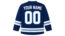 Load image into Gallery viewer, Botswana Original Hockey Jersey in Navy, back view with your name and number