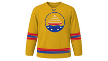 Load image into Gallery viewer, Boun Ok Phansa Original Hockey Jersey in Gold, front view – custom name and number