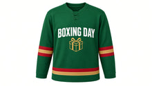 Load image into Gallery viewer, Boxing Day Original Hockey Jersey in Green, front view – custom name and number