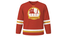 Load image into Gallery viewer, Bratislava Original Hockey Jersey in Red Roof, front view – custom name and number