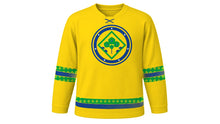 Load image into Gallery viewer, Brazilian Independence Day Original Hockey Jersey in Yellow, front view – custom name and number