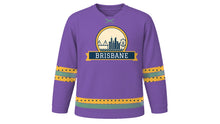 Load image into Gallery viewer, Brisbane Original Hockey Jersey in Jacaranda Purple, front view – custom name and number
