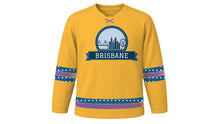 Load image into Gallery viewer, Brisbane Original Hockey Jersey in Sunshine Yellow, front view – custom name and number