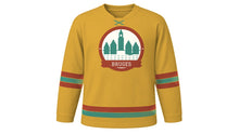 Load image into Gallery viewer, Bruges Original Hockey Jersey in Golden Ochre, front view – custom name and number