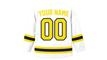 Load image into Gallery viewer, Brunei Original Hockey Jersey in White, back view with your name and number