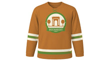 Load image into Gallery viewer, Bucharest Original Hockey Jersey in Copper Roof, front view – custom name and number