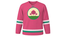 Load image into Gallery viewer, Bulgarian Liberation Day Original Hockey Jersey in Rose Pink, front view – custom name and number