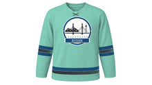 Load image into Gallery viewer, Busan Original Hockey Jersey in Seafoam, front view – custom name and number