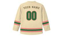 Load image into Gallery viewer, Cairns Original Hockey Jersey in Coral Sand, back view with your name and number
