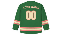 Load image into Gallery viewer, Cairns Original Hockey Jersey in Rainforest Green, back view with your name and number