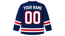 Load image into Gallery viewer, Cambodia Original Hockey Jersey in Navy, back view with your name and number