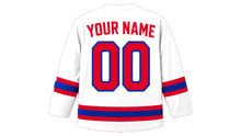 Load image into Gallery viewer, Cambodia Original Hockey Jersey in White, back view with your name and number