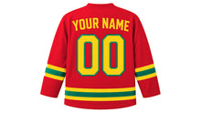 Load image into Gallery viewer, Cameroon Original Hockey Jersey in Red, back view with your name and number