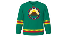 Load image into Gallery viewer, Cameroon National Day Original Hockey Jersey in Cameroon Green, front view – custom name and number