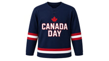 Load image into Gallery viewer, Canada Day Original Hockey Jersey in Navy, front view – custom name and number