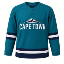 Load image into Gallery viewer, Cape Town Original Hockey Jersey in Teal, front view – custom name and number