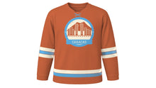 Load image into Gallery viewer, Caracas Original Hockey Jersey in Terracotta, front view – custom name and number