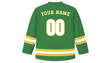 Load image into Gallery viewer, Cardiff Original Hockey Jersey in Valley Green, back view with your name and number