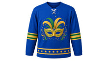 Load image into Gallery viewer, Carnival Original Hockey Jersey in Blue, front view – custom name and number