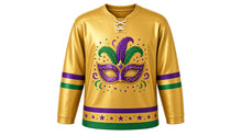 Load image into Gallery viewer, Carnival Original Hockey Jersey in Gold, front view – custom name and number