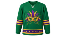 Load image into Gallery viewer, Carnival Original Hockey Jersey in Green, front view – custom name and number