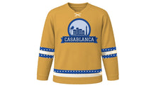 Load image into Gallery viewer, Casablanca Original Hockey Jersey in Desert Sand, front view – custom name and number