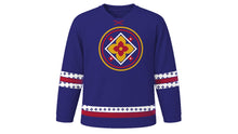 Load image into Gallery viewer, Chakri Day Original Hockey Jersey in Royal Blue, front view – custom name and number