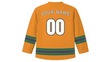 Load image into Gallery viewer, Changsha Original Hockey Jersey in Orange Isle Orange, back view with your name and number