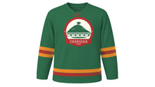 Load image into Gallery viewer, Changsha Original Hockey Jersey in Yuelu Pine Green, front view – custom name and number
