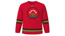Load image into Gallery viewer, Chapchar Kut Original Hockey Jersey in Red, front view – custom name and number