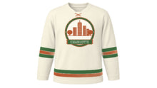 Load image into Gallery viewer, Charlotte Original Hockey Jersey in Magnolia Cream, front view – custom name and number