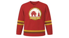 Load image into Gallery viewer, Chiang Mai Original Hockey Jersey in Lantern Red, front view – custom name and number