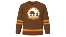 Load image into Gallery viewer, Chiang Mai Original Hockey Jersey in Teak Brown, front view – custom name and number