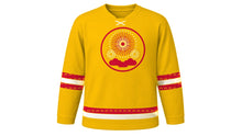 Load image into Gallery viewer, Chinese National Day Original Hockey Jersey in Gold, front view – custom name and number