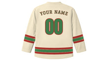 Load image into Gallery viewer, Christchurch Original Hockey Jersey in Heritage Cream, back view with your name and number