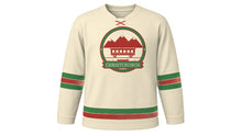 Load image into Gallery viewer, Christchurch Original Hockey Jersey in Heritage Cream, front view – custom name and number