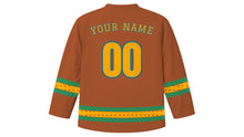 Load image into Gallery viewer, Colombo Original Hockey Jersey in Cinnamon, back view with your name and number
