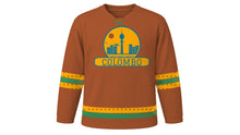 Load image into Gallery viewer, Colombo Original Hockey Jersey in Cinnamon, front view – custom name and number