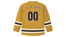 Load image into Gallery viewer, Córdoba Original Hockey Jersey in Cabildo Ochre, back view with your name and number
