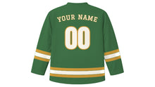 Load image into Gallery viewer, Córdoba Original Hockey Jersey in Sierras Green, back view with your name and number