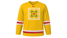 Load image into Gallery viewer, Corpus Christi Original Hockey Jersey in Gold, front view – custom name and number