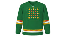 Load image into Gallery viewer, Corpus Christi Original Hockey Jersey in Green, front view – custom name and number