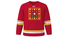 Load image into Gallery viewer, Corpus Christi Original Hockey Jersey in Red, front view – custom name and number
