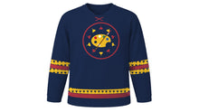 Load image into Gallery viewer, Culture Day Original Hockey Jersey in Deep Navy, front view – custom name and number