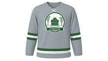 Load image into Gallery viewer, Curitiba Original Hockey Jersey in Fog Grey, front view – custom name and number