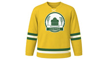 Load image into Gallery viewer, Curitiba Original Hockey Jersey in Ipe Yellow, front view – custom name and number